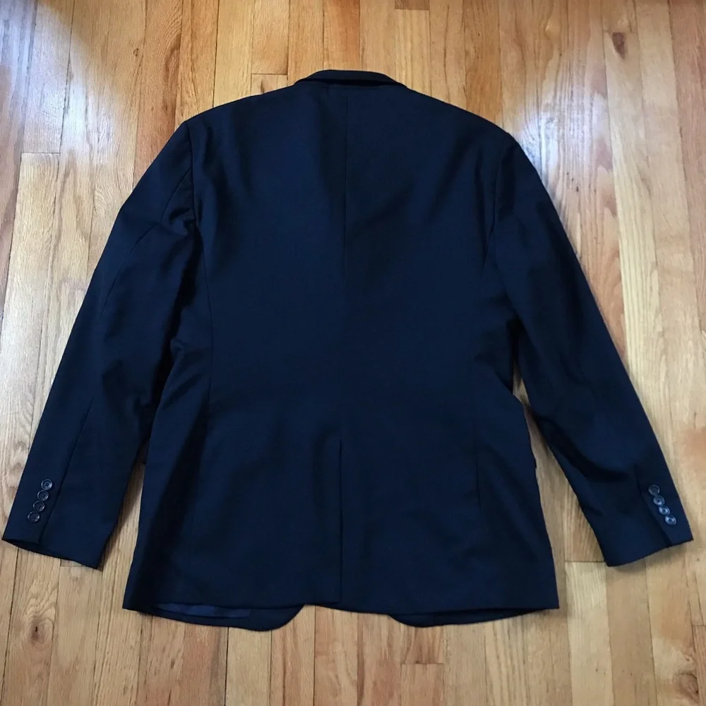 J. Crew X Loro Piana Black Ludlow Blazer Jacket Italian Wool 44R